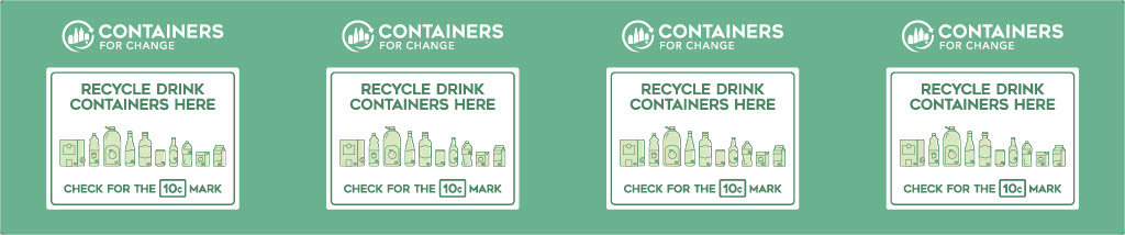 image of the banner for containers for change