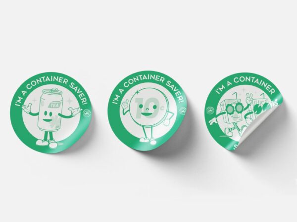 Container Saver Stickers, Roll of 250 - Image 2
