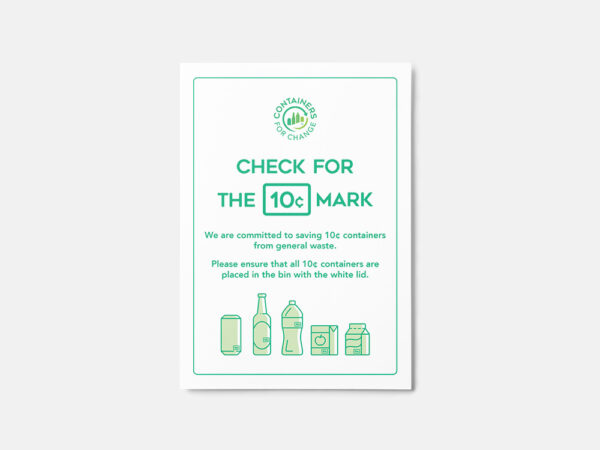 Poster, 10¢ Mark