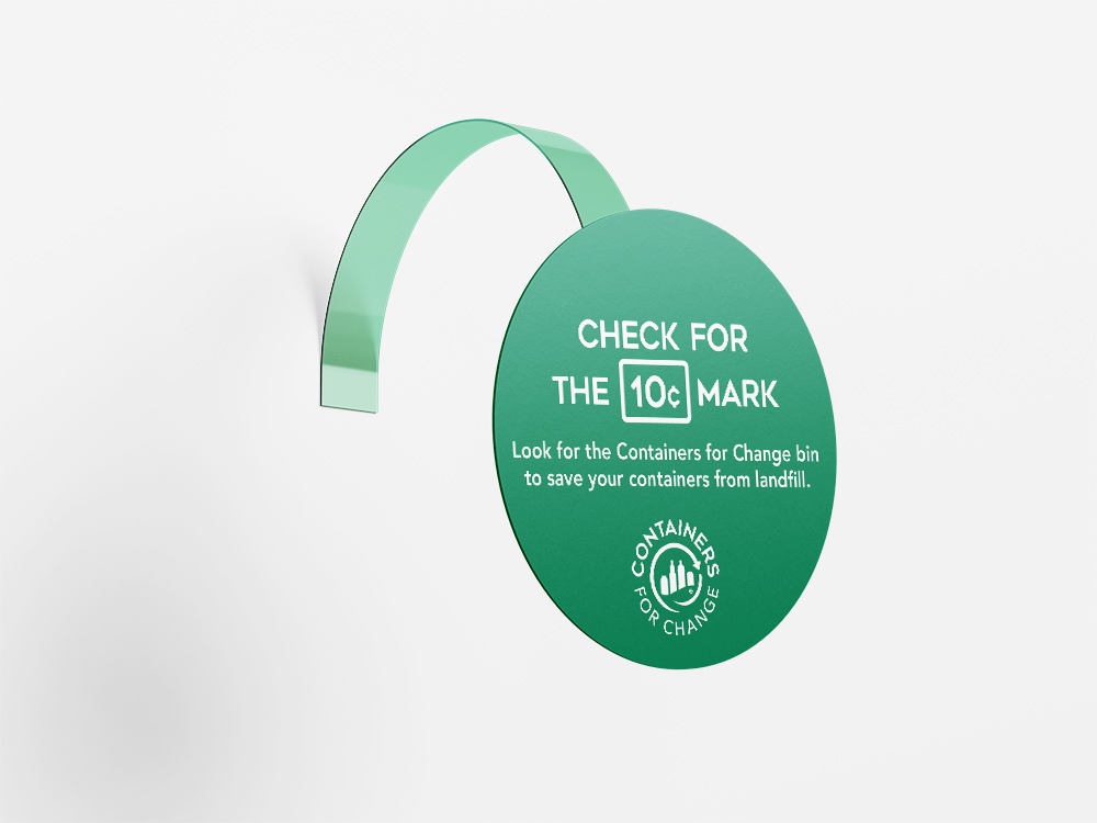 Fridge Wobbler, Check for the 10¢ Mark