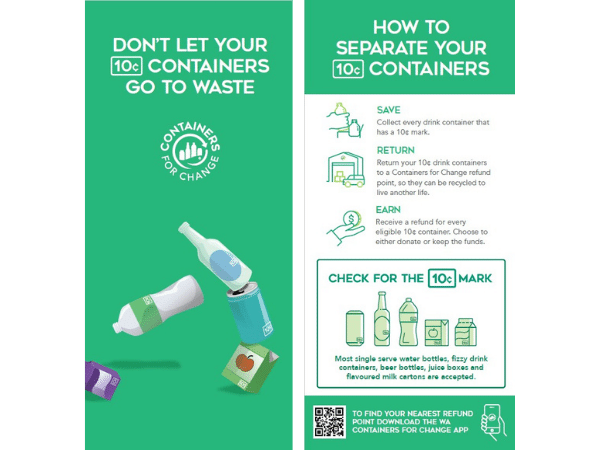 Flyer, Don’t Go to Waste (Pack 100) | Containers for Change