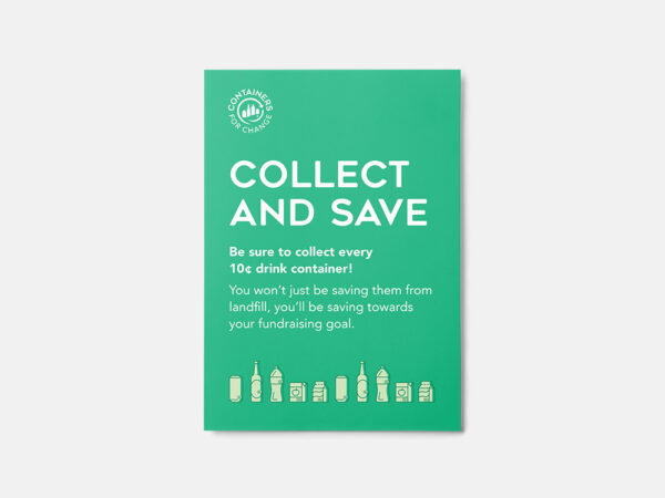 Poster, Collect & Save (Fundraising Goal)